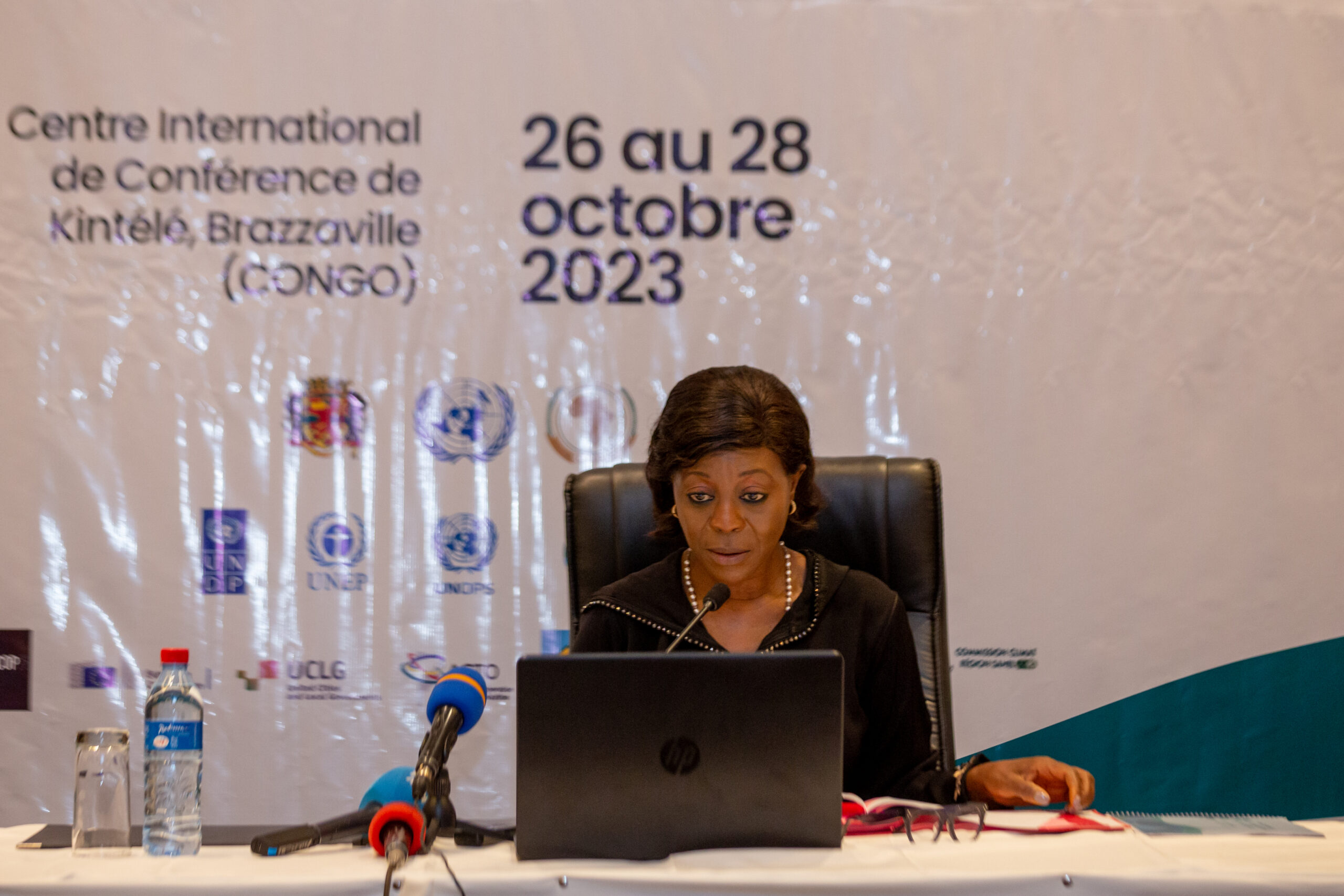 Présentation du sommet des trois bassins de la biodiversité et des forêts tropicales par Madame la Ministre auprès des partenaires techniques et financiers