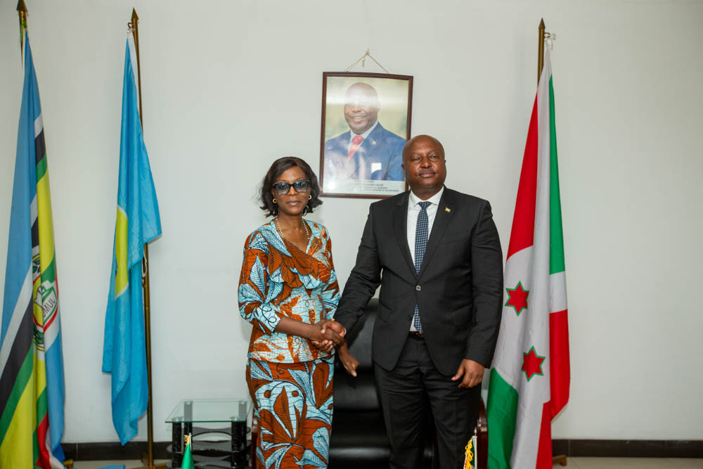 La Ministre SOUDAN-NONAULT, Secrétaire Exécutive de la CCBC/ F2BC effectue une série de séances de travail avec les Ministres Burundais des Affaires Étrangères et de L’environnement