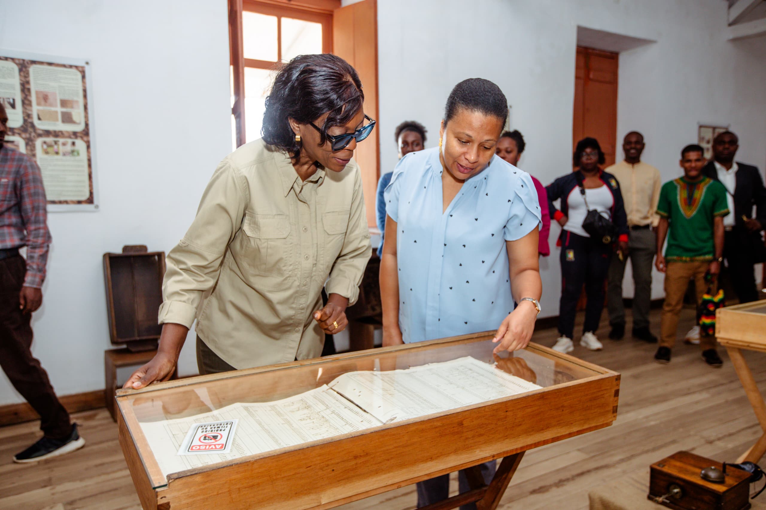 La Ministre, Secrétaire Exécutive de la CCBC a visité le Musée du Café à Monte Café de Sao Tomé et Principe