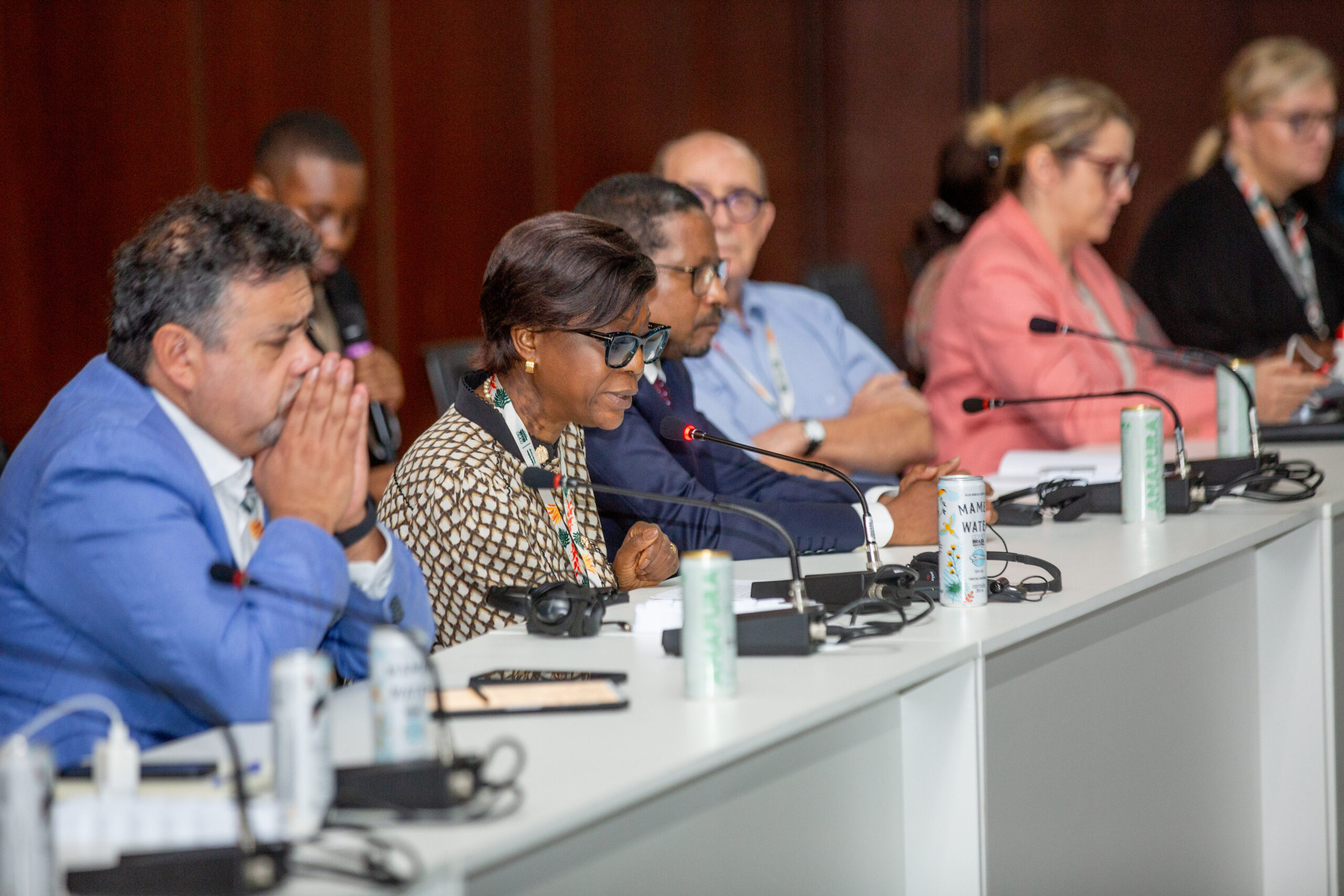 En marge de la COP30, la Ministre Soudan-Nonault a participé à un événement parallèle diplomatique et scientifique sur la transition climatique