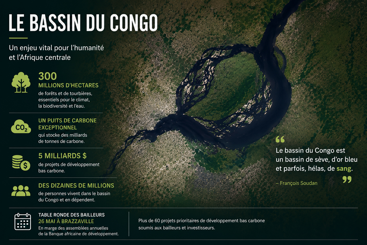 Bassin du Congo : un bassin de sève, d’or bleu et parfois, hélas, de sang